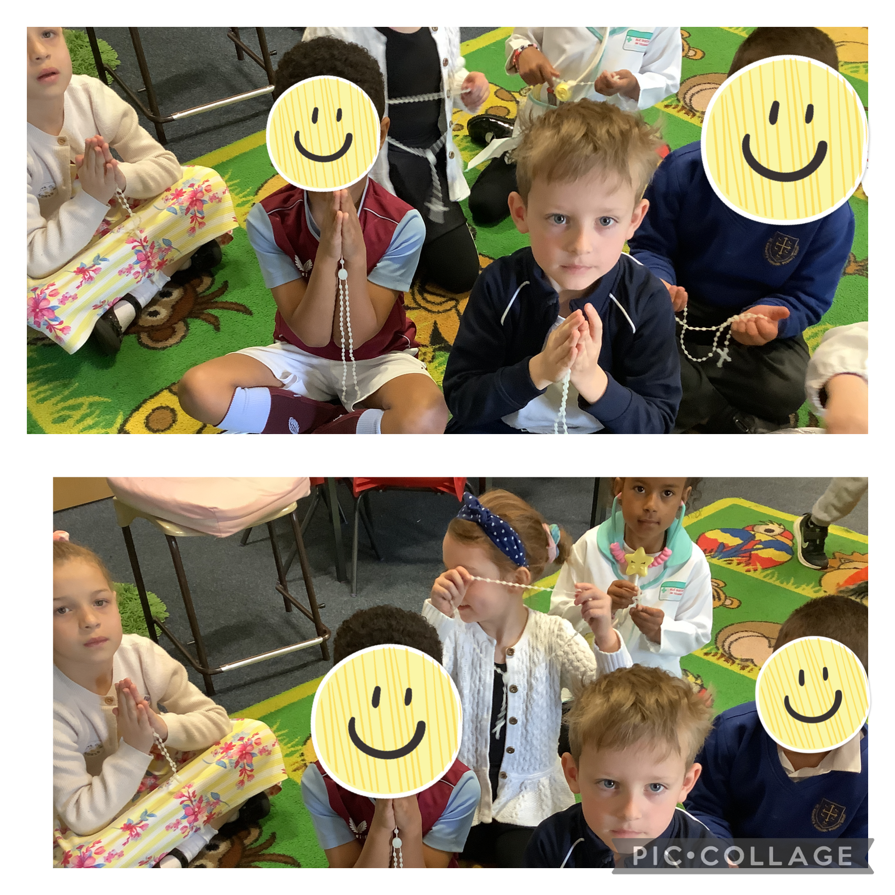 We prayed for our aspirations. 